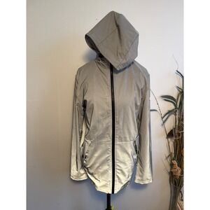 Hunter x Target Lightweight Hooded Jacket Women's Size S Reflective Windbreaker